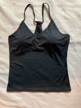 NWT Carve Designs Women's Catalina Tankini Top, Black, Sz M